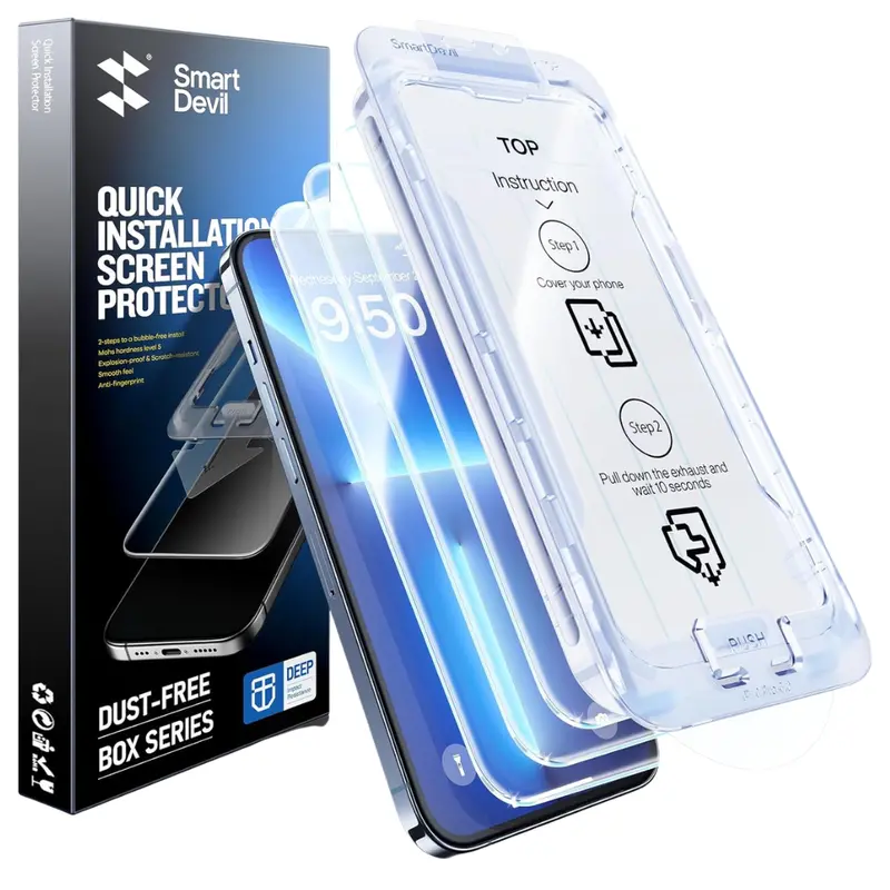 3-Pack Smartdevil 12 Pro/Iphone 12 Screen Protector 1