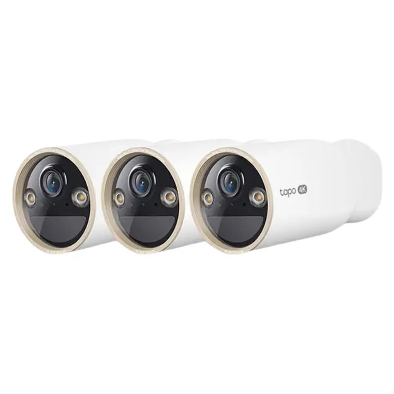 3-Pack Tapo 4K Ultra Hd Outdoor Battery Security Camera 1