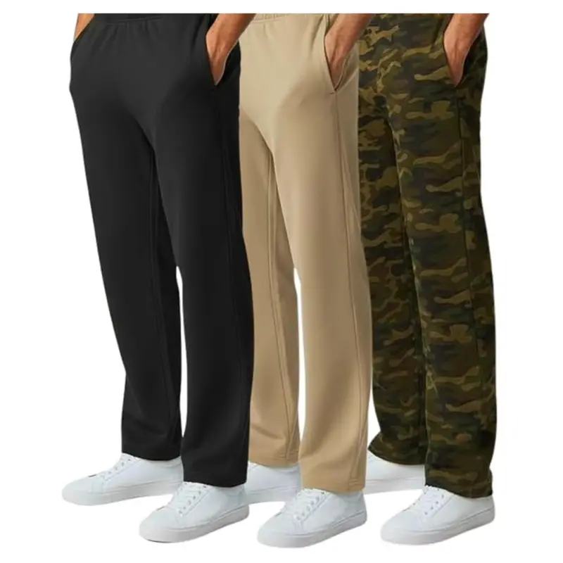 3-Pack Ultra Performance Open Bottom Lounge Men's Sweatpants 1