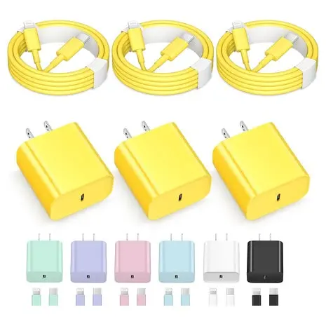 3-Pack Usb-C Charger With Cables 1