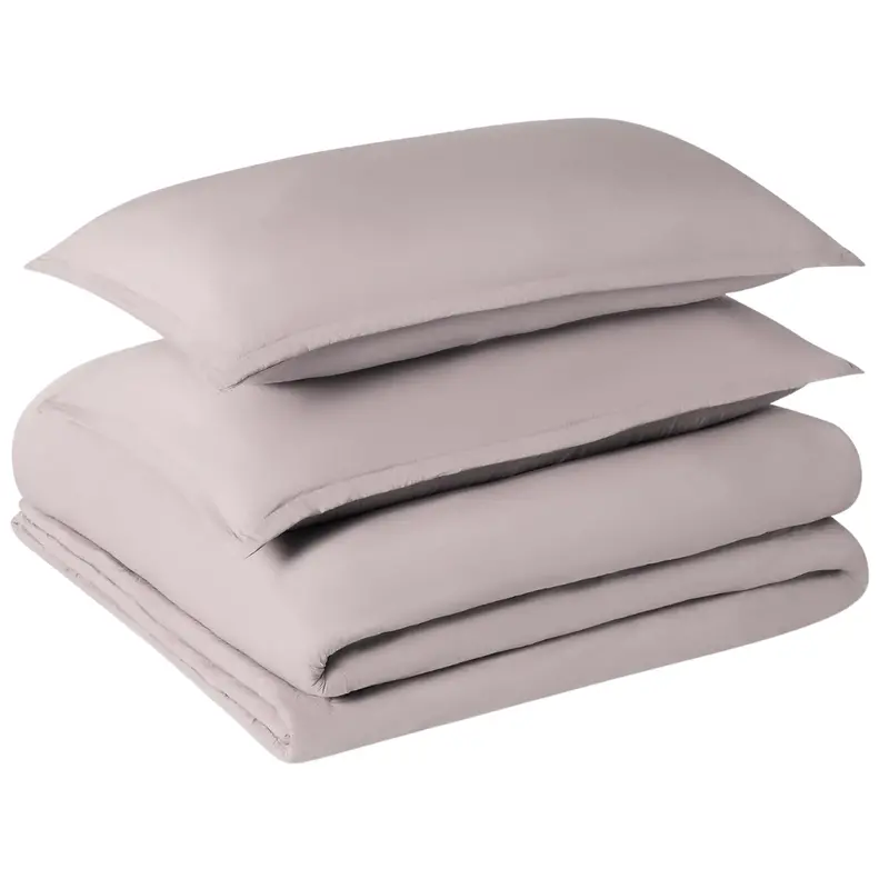 3-Piece Amazon Basics King Brushed Microfiber Comforter Set 1