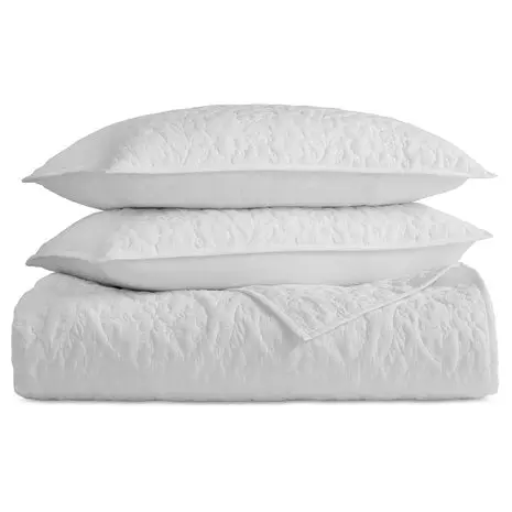 3-Piece Charter Club Suzani Embroidery Queen Quilt Set 1