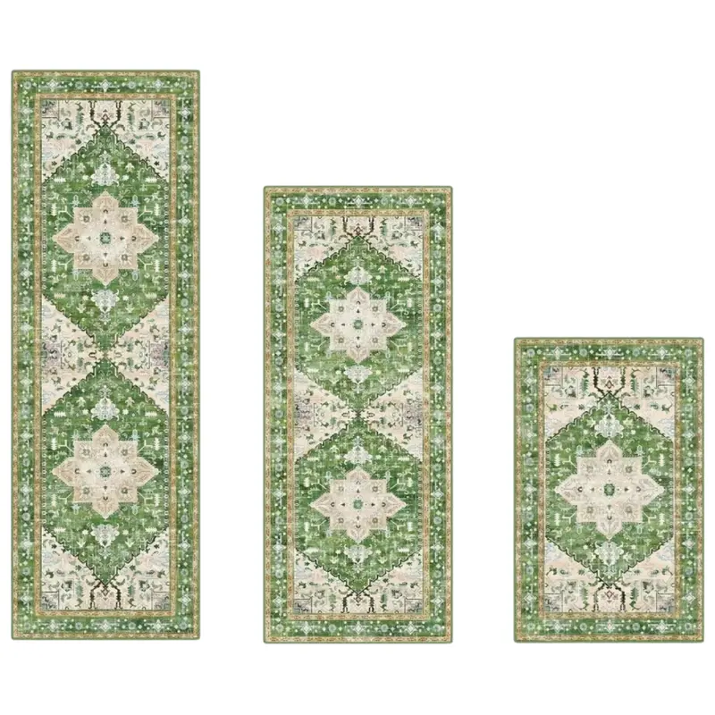 3-Piece Findosom Boho Kitchen Rugs Set (2 Colors) 1