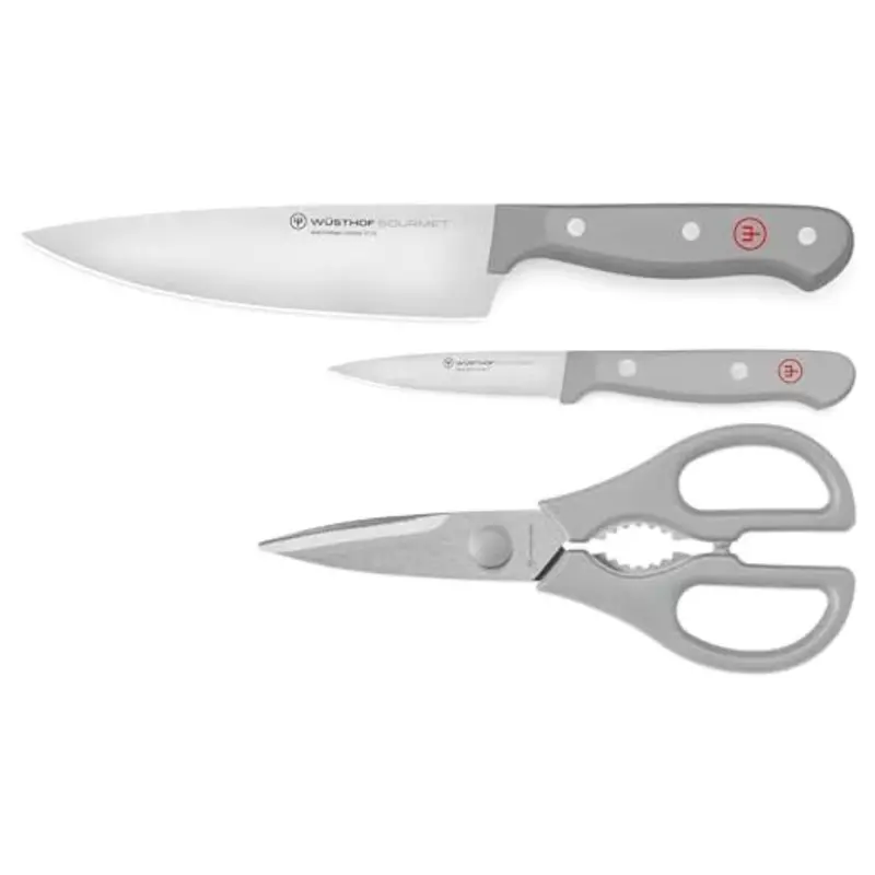 3-Piece Gourmet Grey Kitchen Essentials Set 1