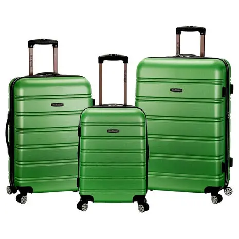 3-Piece Rockland Melbourne Hardside Expandable Spinner Wheel Luggage 1