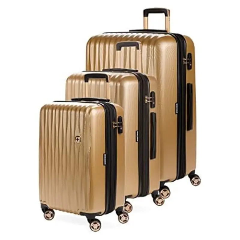 3-Piece Swissgear 7272 Energie Expandable Hardside Luggage Set (19"/24"/27") 1