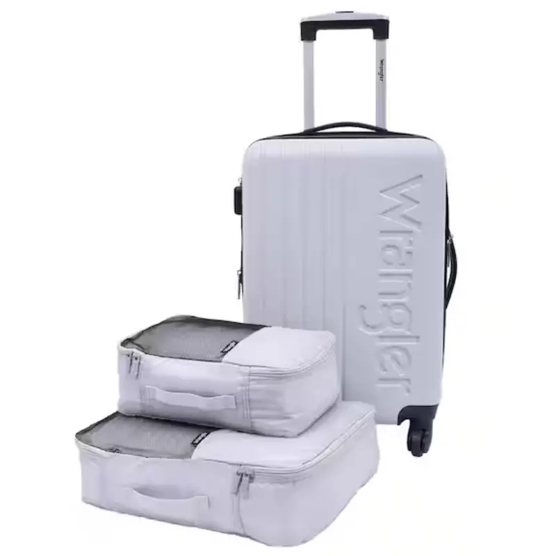3-Piece Wrangler 20'' Carry-On Luggage Set W/ 2 Packing Cubes 1