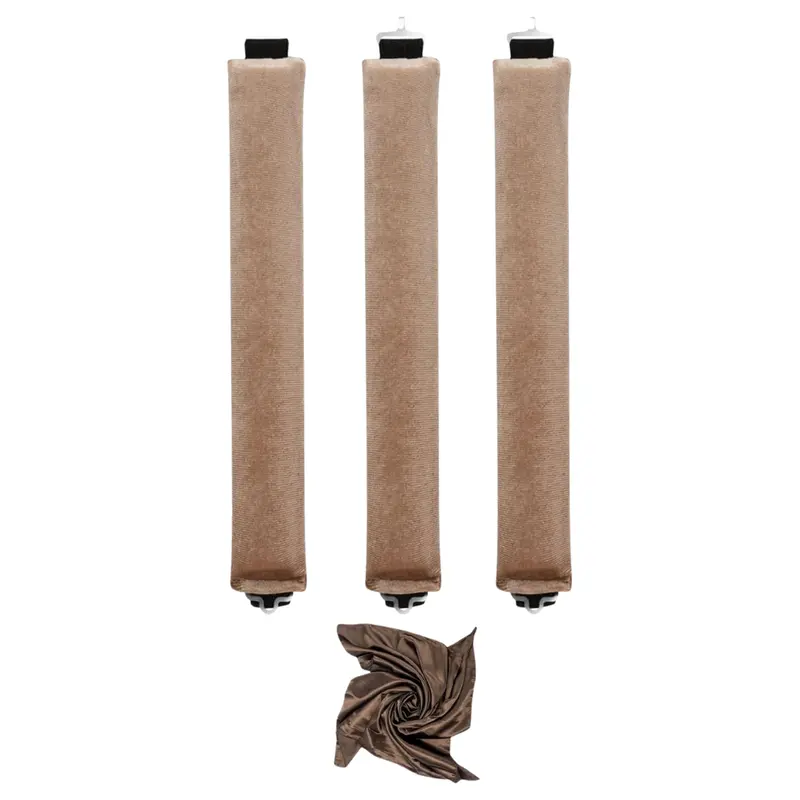 3-Pieces Nunflue Heatless Soft Hair Curlers 1