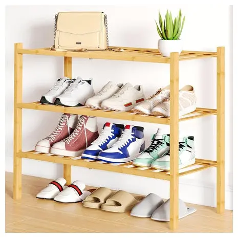3 Tier Bamboo Shoe Organizer 1