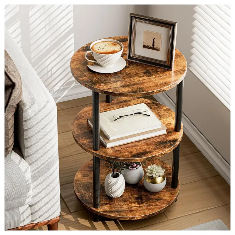 3-Tier Round End Table 1