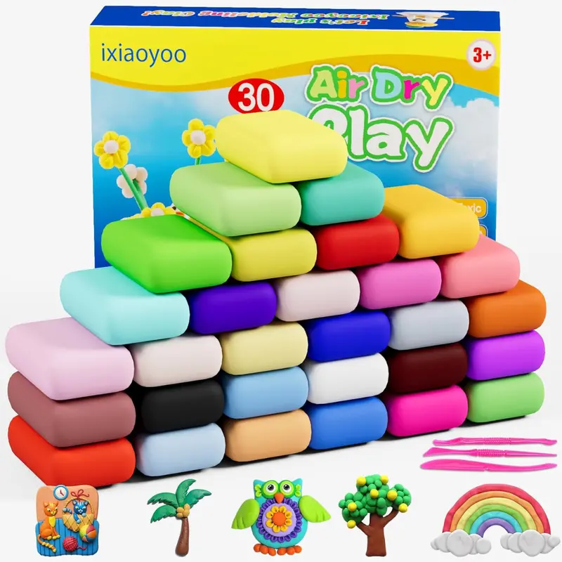 30 Colors Air Dry Modeling Clay 1