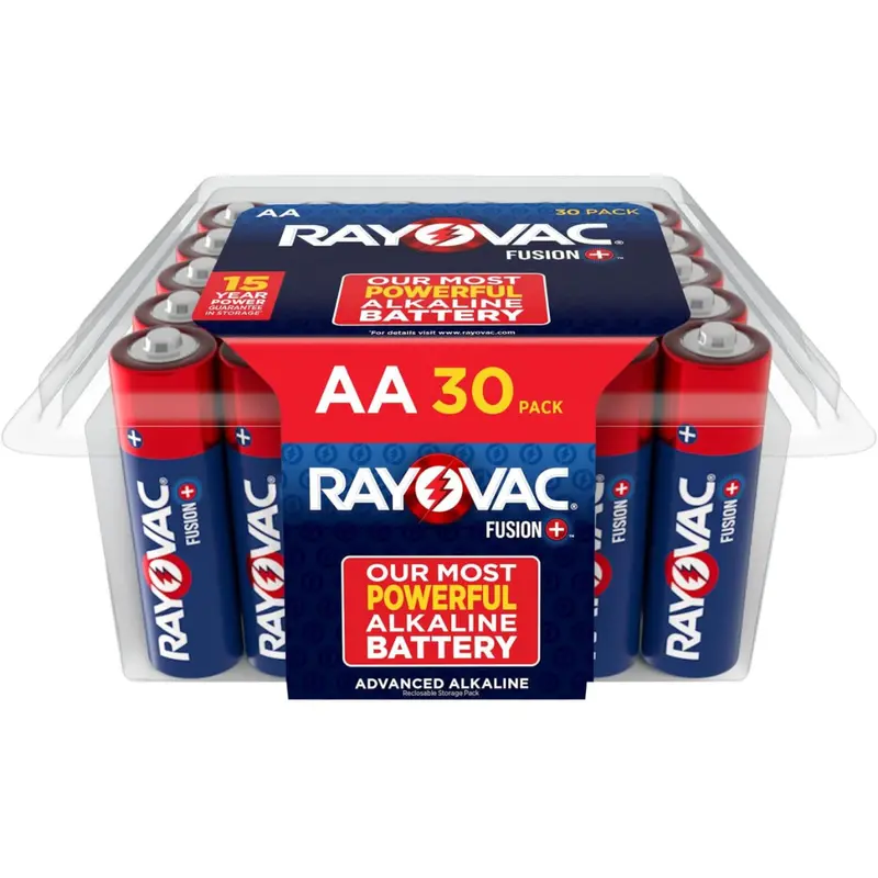 30-Count Rayovac Fusion 1.5 Volts Premium Alkaline Aa Batteries 1