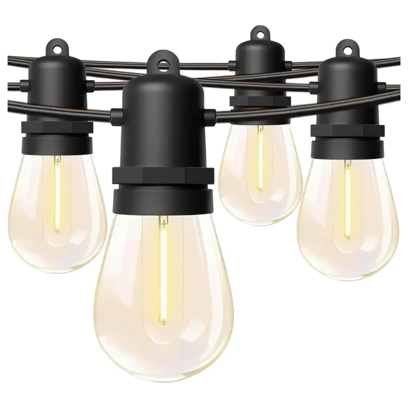30 Ft Waterproof Led String Lights With 10 Shatterproof Bulbs 1