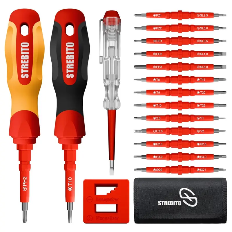 30-In-1 Insulated Electrical 1000V Insulated Screwdriver Set 1