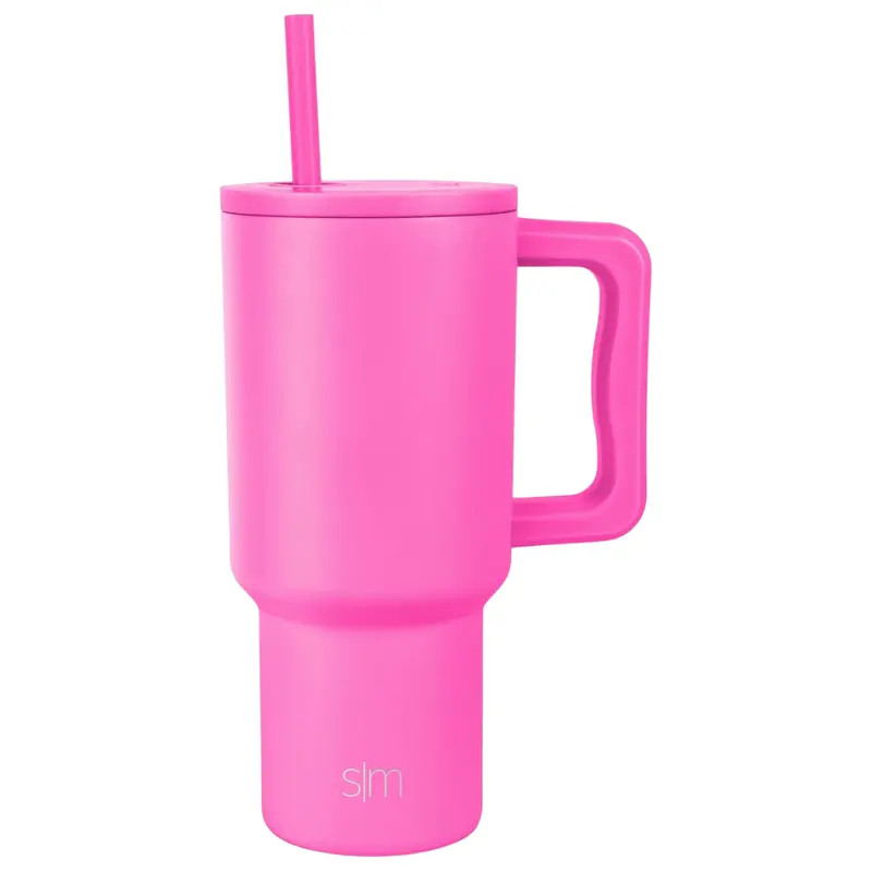 30 Oz Trek Tumbler With Handle And Straw Lid 1