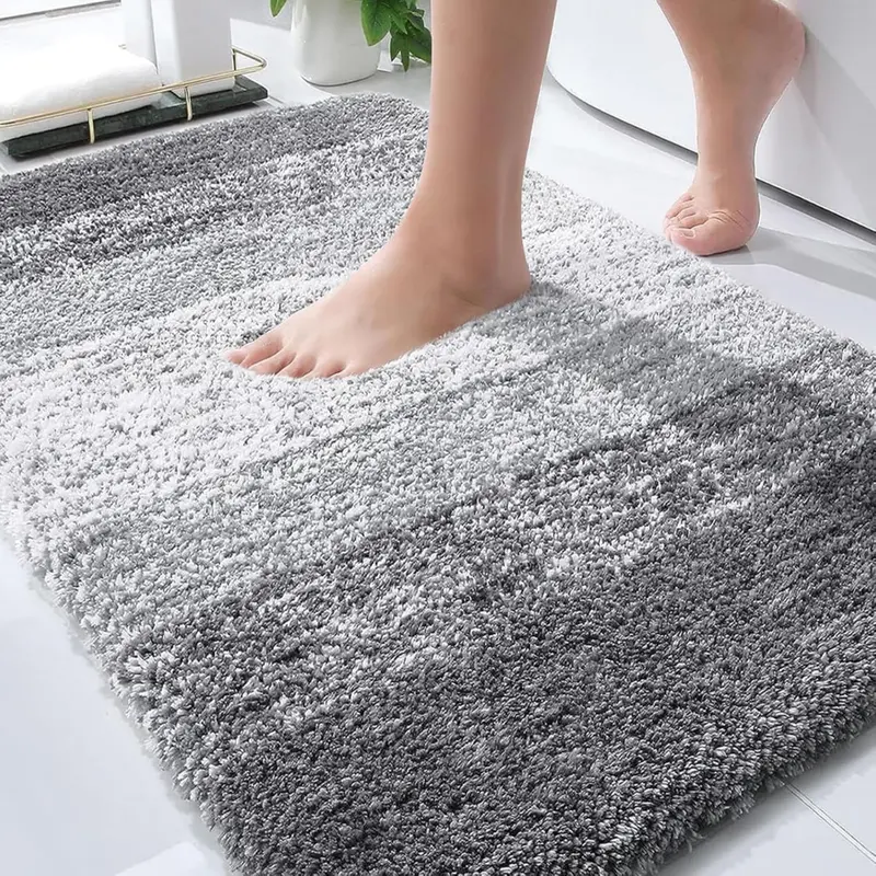 30" X 20" Non-Slip Plush Shaggy Luxury Mat 1