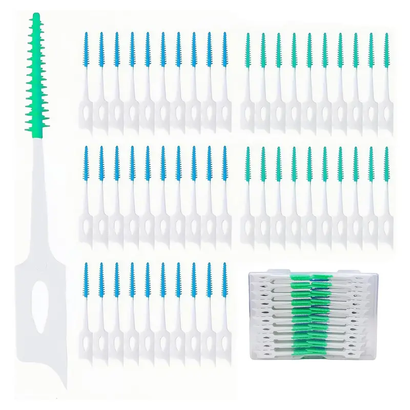 300-Pieces Maoerdental Interdental Brushes & Dental Floss Picks (Various) 1