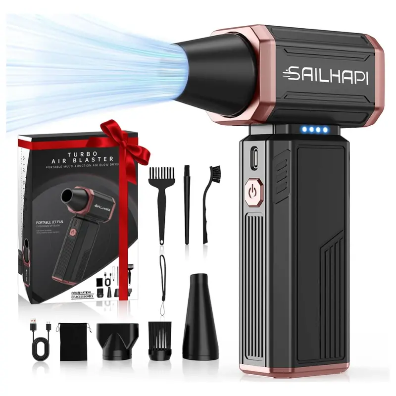 300000 Rpm Rechargeable Electric Compressed Air Duster 1