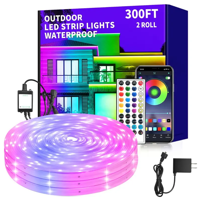 300Ft Vimeepro Outdoor Led Strip Lights (2 Rolls Of 150Ft) 1