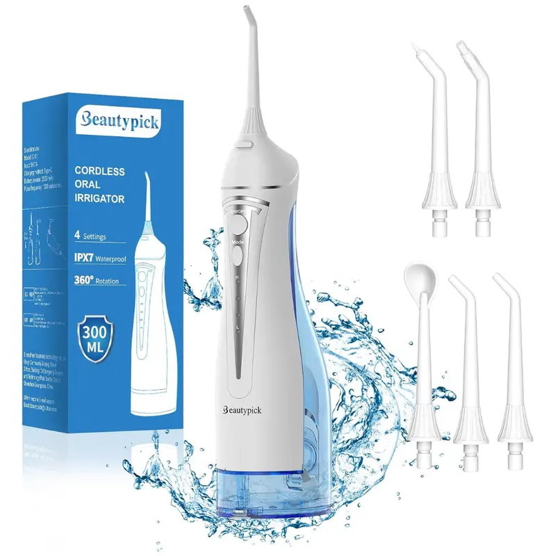 300Ml Rechargeable Water Dental Portable Cordless Flosser 1