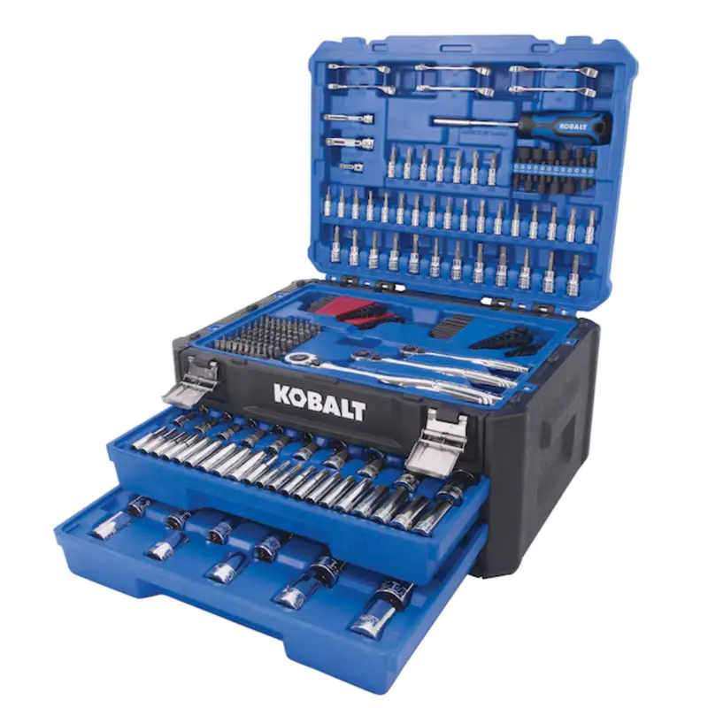 302-Piece Kobalt Standard (Sae) & Metric Mechanics Tool Set W/Hard Case 1
