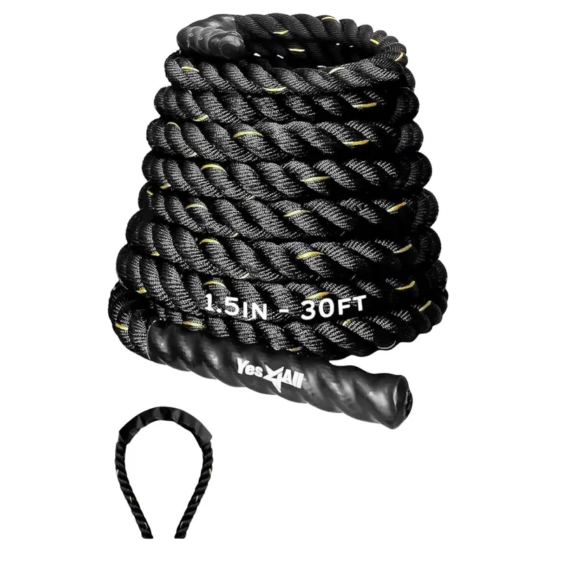 30Ft 1.5" Yes4all Battle Rope No Cover 1