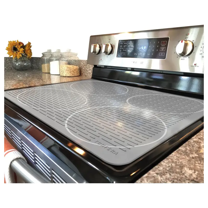 30"L X 21"W Thickened Silicone Stove Top Cover Mat 1