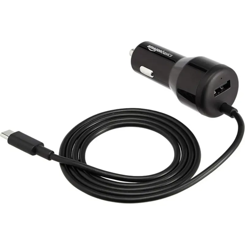 30W Usb Car Charger With 1 Usb-C (18W) Cable 1