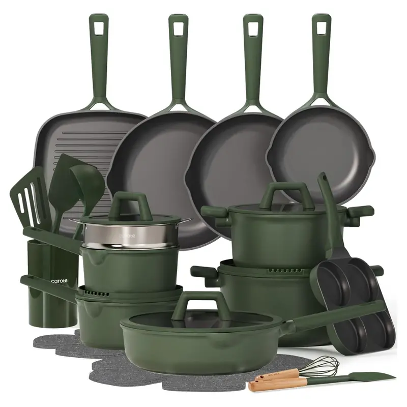 31-Piece Carote Nonstick Induction Cookware Set 1