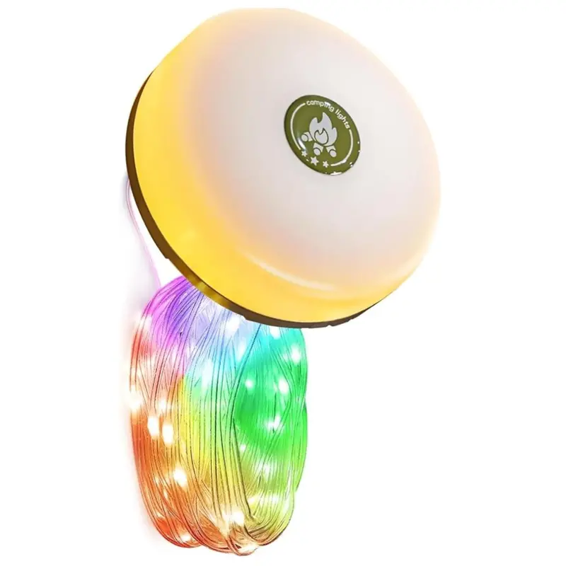 32.8Ft 4-In-1 Outdoor Camping Led String Lights W/ 8 Lighting Modes 1