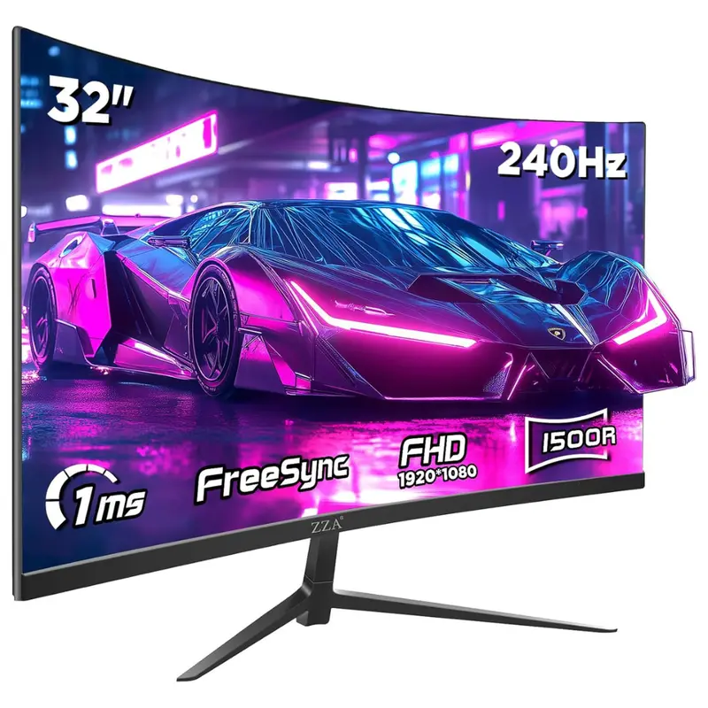 32" Exovyn Z32d Curved Fhd 240Hz 1Ms Hdr Va Gaming Monitor 1
