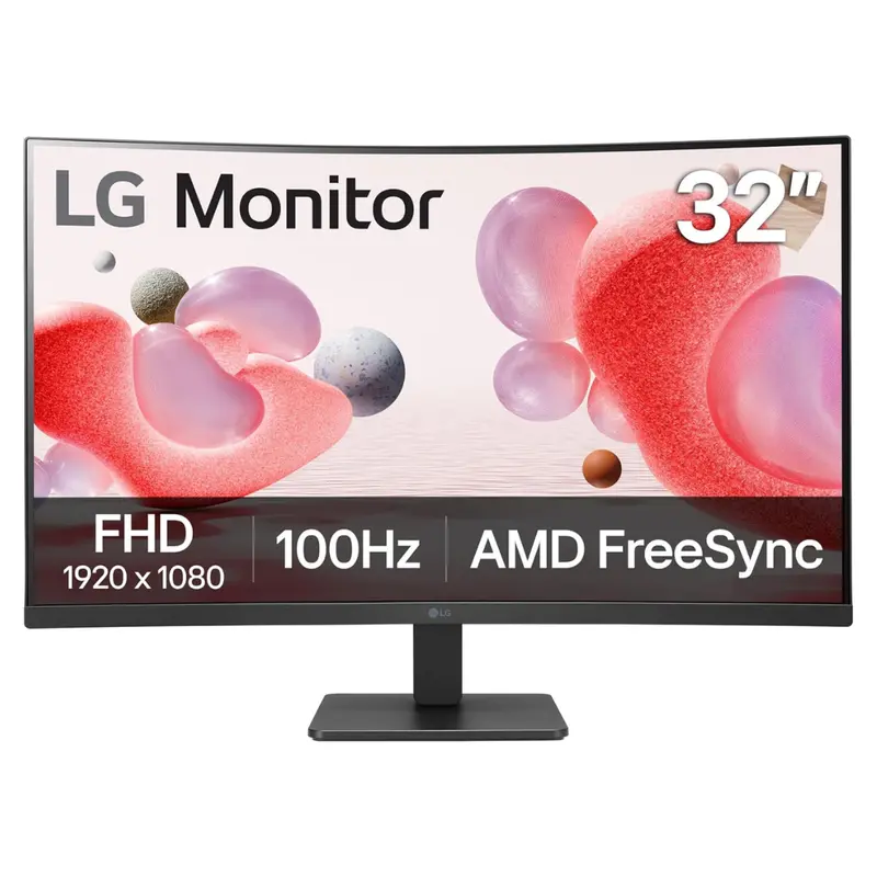 32" Lg 32Mr50cs-B Curved Fhd 100Hz 4Ms Va Freesync Monitor 1