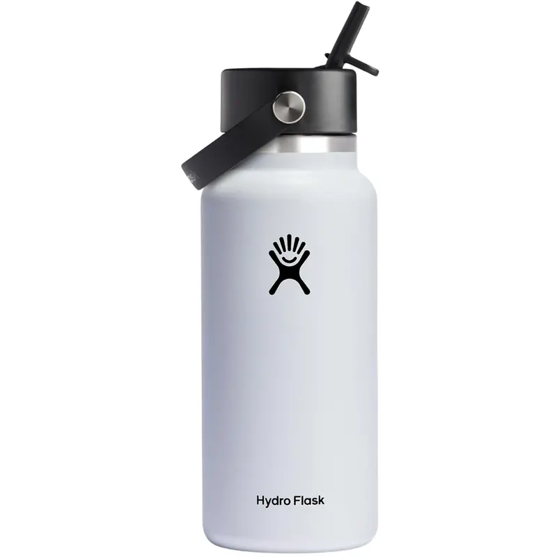 32-Oz Hydro Flask Wide Mouth Flex Straw Water Bottle 1