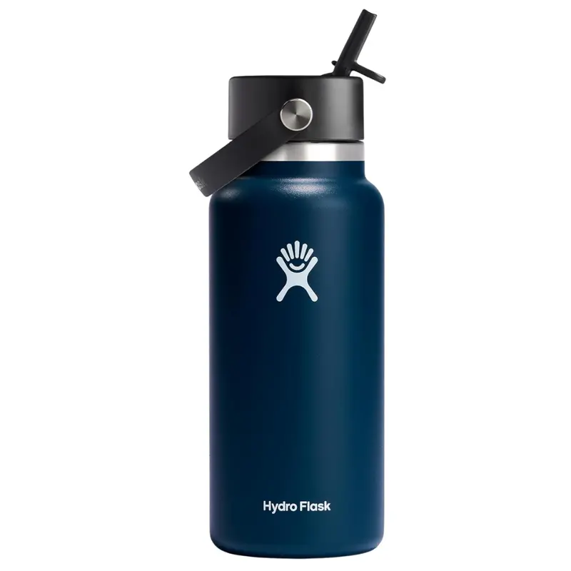 32-Oz Hydro Flask Wide Mouth Flex Straw Water Bottle 1
