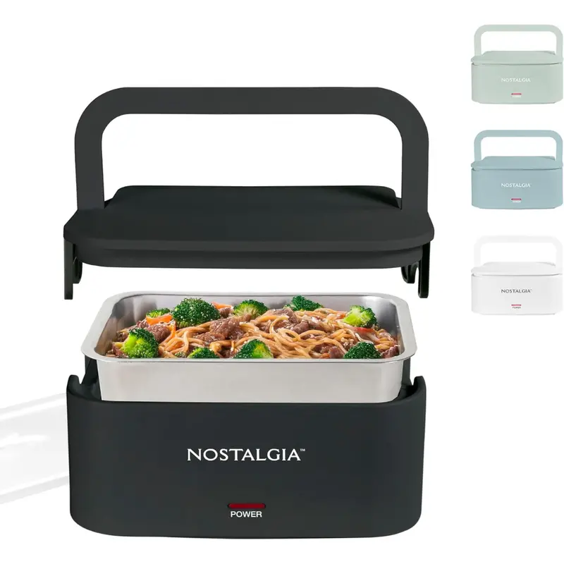 32-Oz Nostalgia Heated Electric Lunch Box (3 Colors) 1