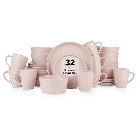 32-Piece Stone Lain Florian Dish Set 1