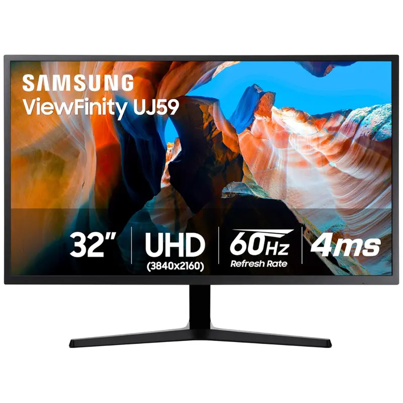 32" Samsung Viewfinity Uj59 4K Uhd 4Ms Va Freesync Monitor 1
