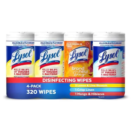 320 Lysol Disinfecting Wipes 1