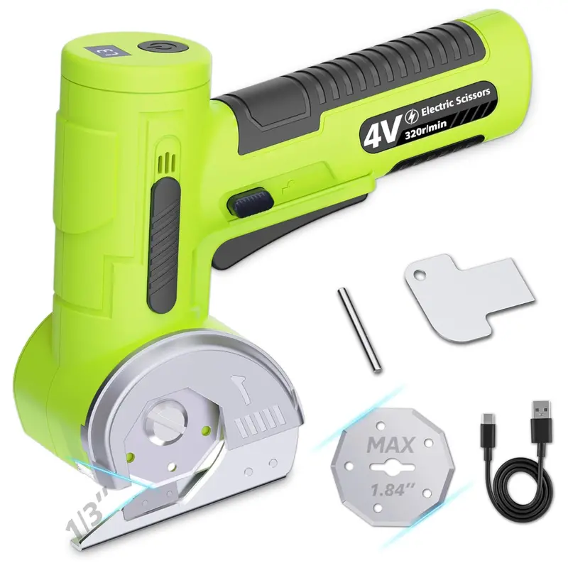 320Rpm 3-Speed Powerful Cordless Electric Scissors 1