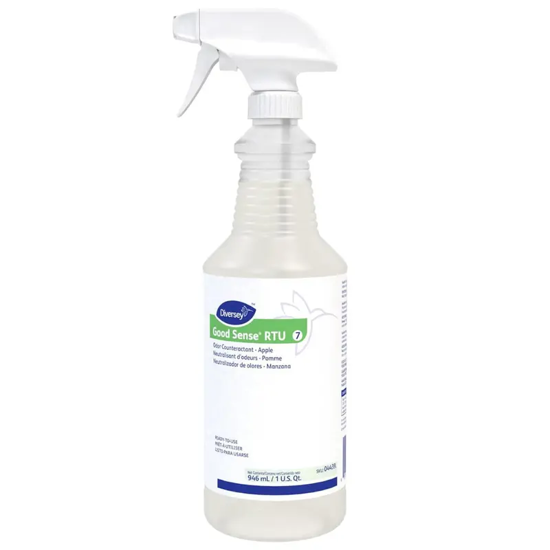 32Oz Diversey Good Sense Air Freshener Spray Bottle W/ Green Apple Scent 1