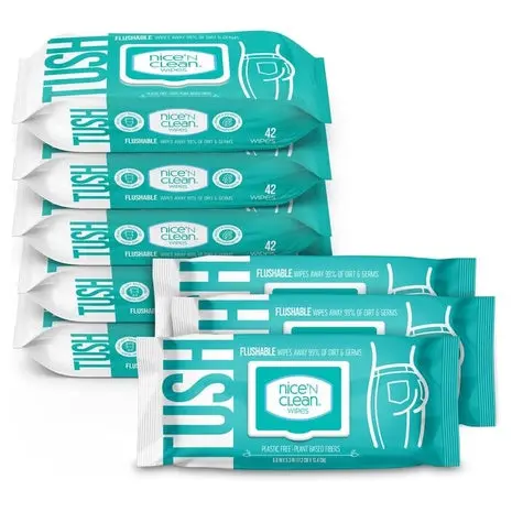 336 Nice 'N Clean Adult Flushable Wipes 1