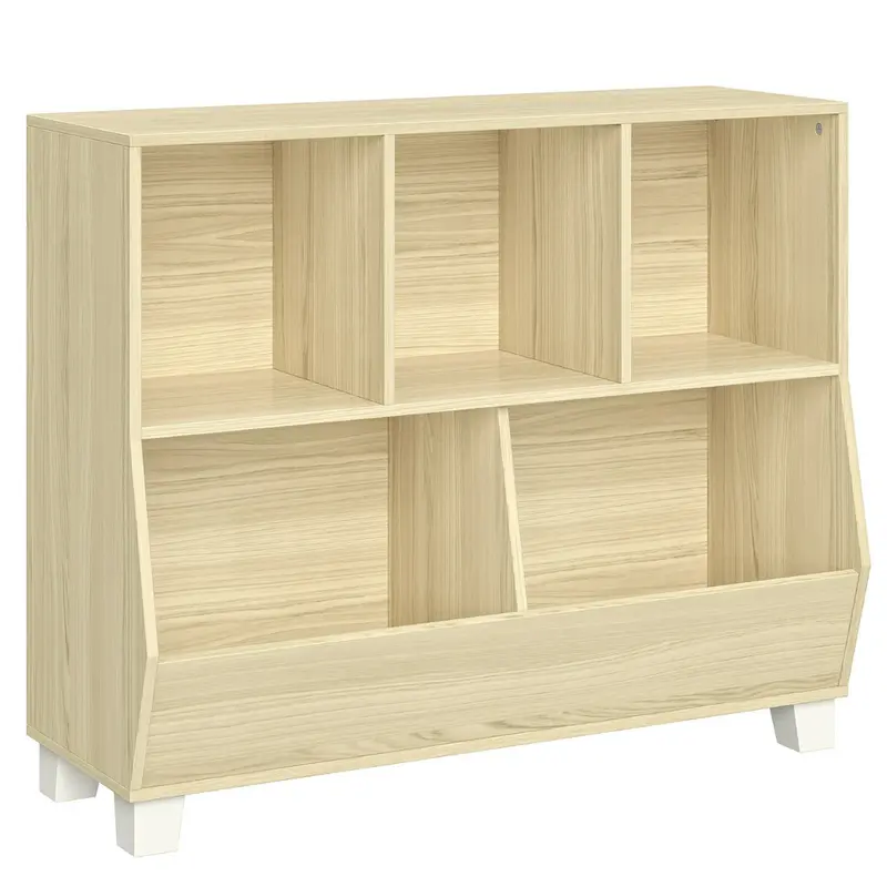 35" Riverridge Kids Cubby Bookshelf & Toy Storage Organizer 1
