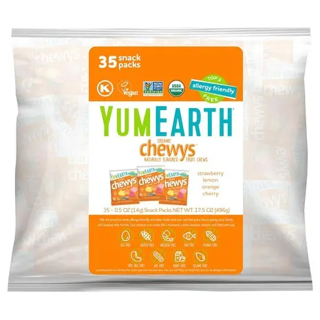 35 Snack Packs Yumearth Organic Chewys Candy 1
