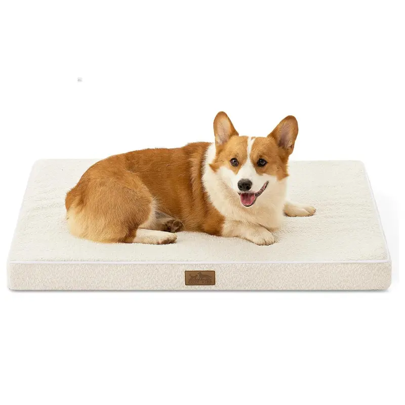 36" Cozy Kiss Large Rectangular Orthopedic Dog Crate Bed 1