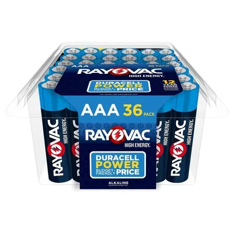 36 Rayovac High Energy Aaa Batteries 1