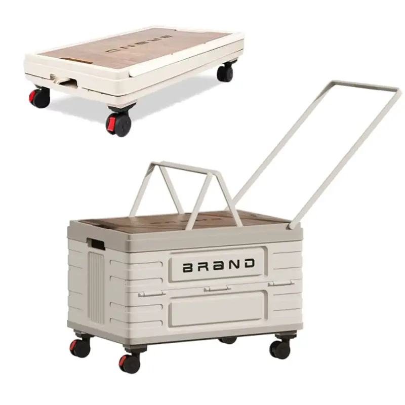 360 Deg. Rotating Heavy-Duty Foldable Storage Cart 1