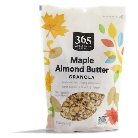 365 Whole Foods Maple & Almond Butter Granola 1