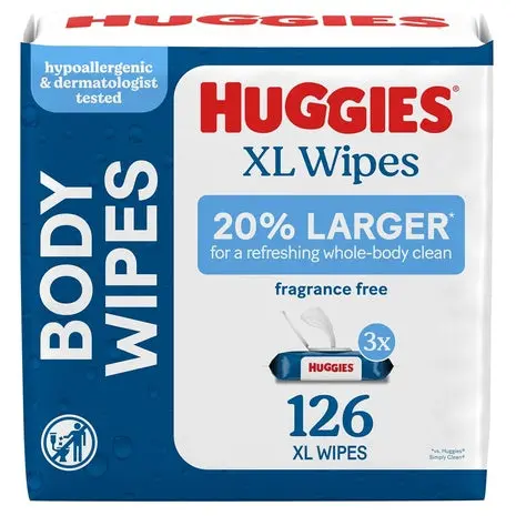 378 Huggies Extra Large Unscented Wipes 1