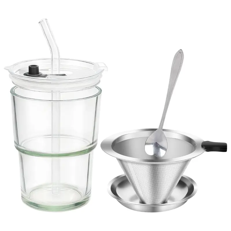 380Ml Single-Serve Full Immersion Coffee Brewer With Filter 1
