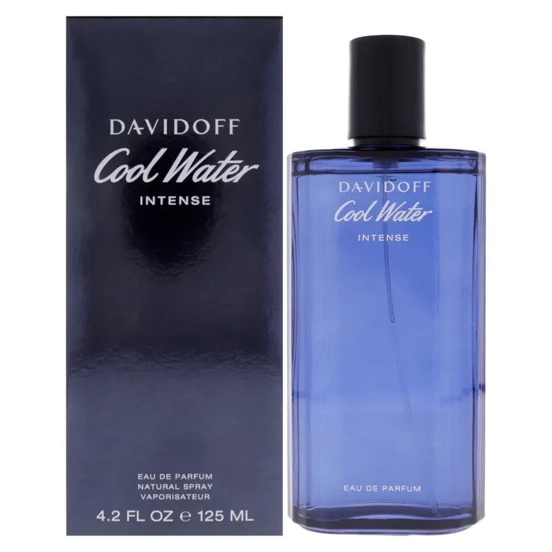 4.2 Oz Davidoff Cool Water Eau De Parfum Intense Ambery Men's Cologne 1